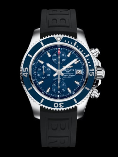Breitling Superocean Chronograph 42 Stainless Steel / Blue / Rubber / Pin