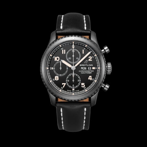 Breitling Navitimer 8 Chronograph 43 Blacksteel / Black / Black Calf