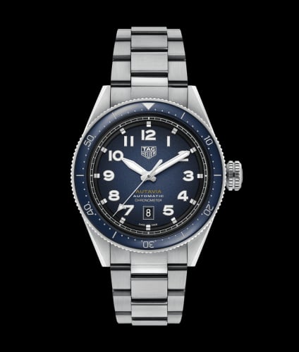 TAG Heuer Autavia Calibre 5 Stainless Steel / Blue / Bracelet