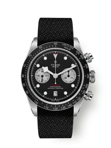 Tudor Heritage Black Bay Chronograph Inverted Panda / Fabric
