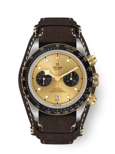 Tudor Heritage Black Bay Chronograph S&amp;G / Champagne / Bund