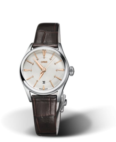 Oris Artelier Date Diamonds 28 Stainless Steel / Silver