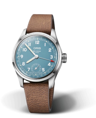 Oris Big Crown Pointer Date 38 Calibre 473 Stainless Steel / Blue