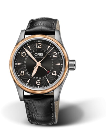 Oris Big Crown Pointer Date 40 Stainless Steel - Rose Gold / Black