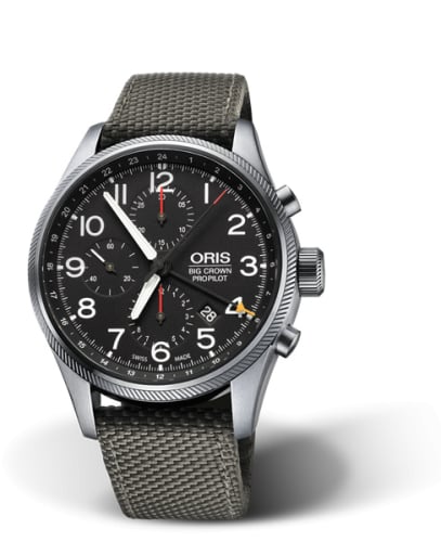 Oris Big Crown ProPilot Chronograph GMT Stainless Steel / Black