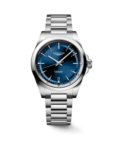 Longines Conquest 38 Stainless Steel / Blue / Bracelet
