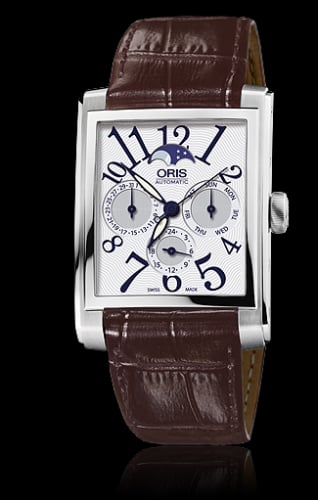 Oris Rectangular Complication Stainless Steel / Silver - Arabic
