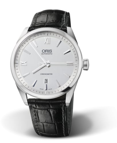 Oris Artix Chronometer Date Stainless Steel / Silver