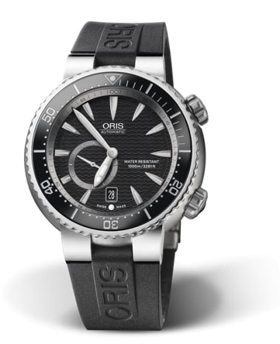 Oris Divers Titan C Small Second - Date 47 Stainless Steel / Black / Rubber