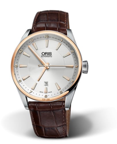 Oris Artix Date 42 Stainless Steel - Rose Gold / Silver