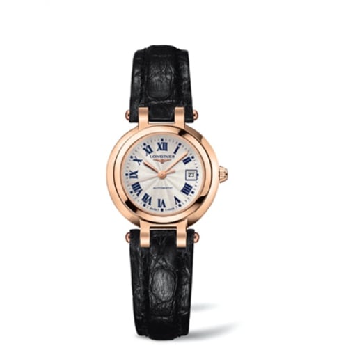 Longines PrimaLuna Automatic 26.5 Pink Gold Leather
