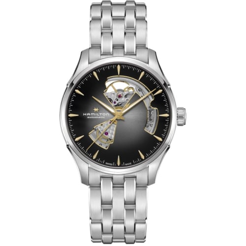 Hamilton Jazzmaster Open Heart 40 Stainless Steel / Grey Gradient / Bracelet