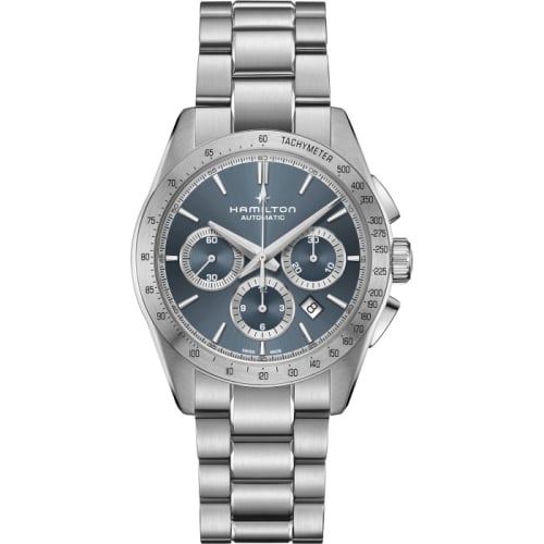 Hamilton Jazzmaster Performer Auto Chrono 42 Stainless Steel / Blue / Bracelet