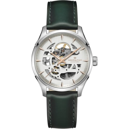 Hamilton Jazzmaster Skeleton Auto 40 Stainless Steel / Silver