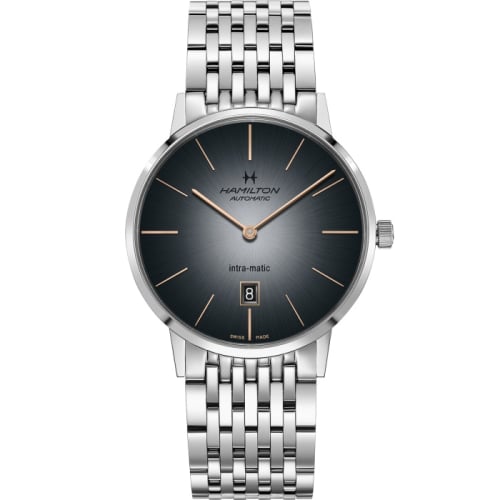 Hamilton Intra-Matic 42 Stainless Steel / Grey / Bracelet