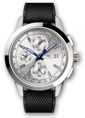 IWC Schaffhausen Ingenieur Chronograph Custom Stainless Steel / Silver-Blue / Rubber