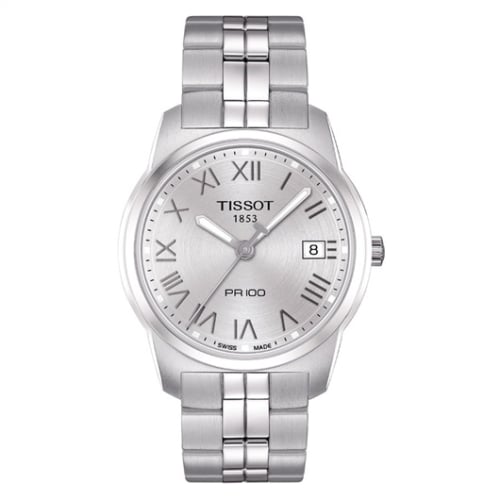 Tissot PR 100 Quartz 38 Stainless Steel / Silver / Bracelet