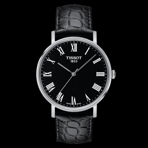 Tissot Everytime Medium Stainless Steel / Black / Strap