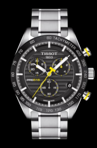 Tissot PRS 516 Chronograph Quartz Stainless Steel / Black / Bracelet