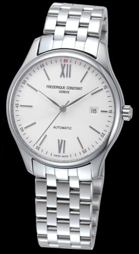 Frederique Constant Index Automatic Stainless Steel / Silver / Bracelet
