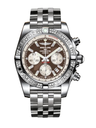 Breitling Chronomat 44 Stainless Steel / Diamond / Metallica Brown / Bracelet
