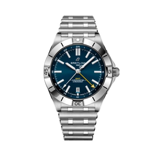 Breitling Chronomat 40 GMT Stainless Steel / Blue / Sporthilfe