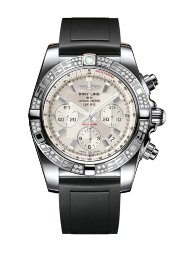 Breitling Chronomat 44 Stainless Steel / Diamond / Sierra Silver / Rubber