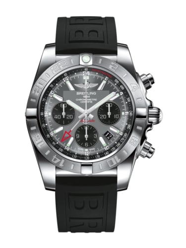 Breitling Chronomat 44 GMT Stainless Steel / Blackeye Grey / Rubber