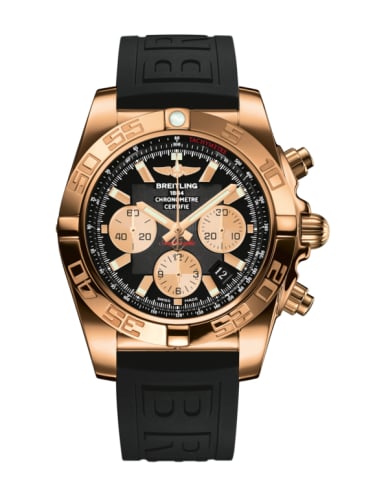 Breitling Chronomat 44 Rose Gold / Onyx Black / Rubber