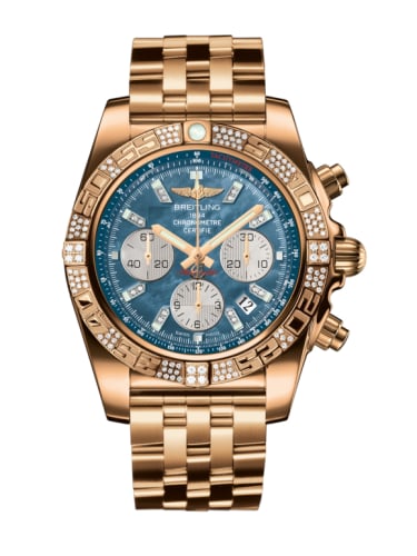 Breitling Chronomat 44 Rose Gold / Diamond / Black Pearl Diamond / Bracelet