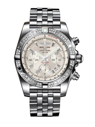 Breitling Chronomat 44 Stainless Steel / Diamond / Sierra Silver / Bracelet
