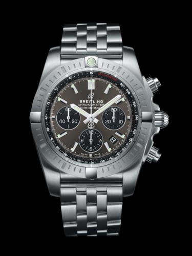 Breitling Chronomat B01 Chronograph 44 Stainless Steel / Blackeye Grey / Bracelet