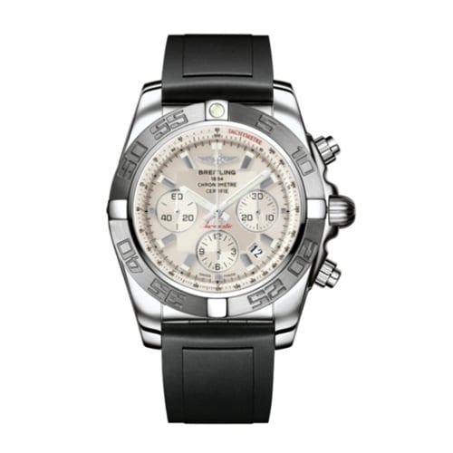 Breitling Chronomat 44 Stainless Steel / Silver / Rubber