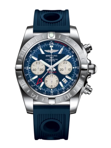 Breitling Chronomat 44 GMT Stainless Steel / Metallica Blue / Rubber