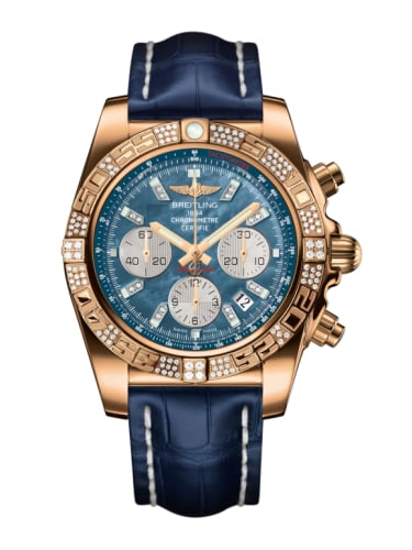 Breitling Chronomat 44 Rose Gold / Diamond / Black Pearl Diamond / Bracelet