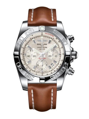 Breitling Chronomat 44 Stainless Steel / Silver / Calf