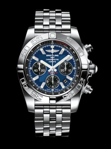 Breitling Chronomat 44 Stainless Steel / Blackeye Blue / Bracelet
