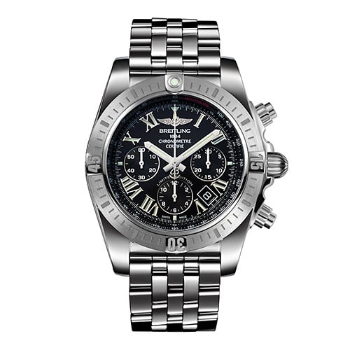 Breitling Chronomat 44 Stainless Steel / Black - Roman / Japan