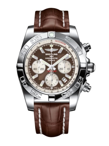 Breitling Chronomat 44 Stainless Steel / Metallica Brown / Croco
