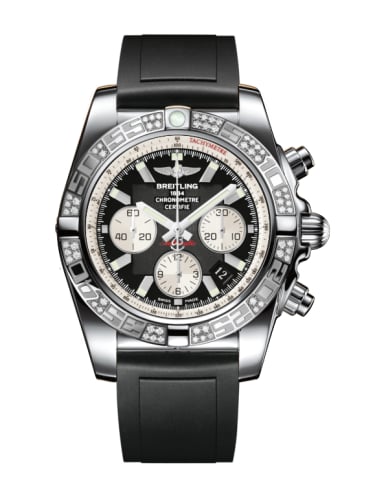 Breitling Chronomat 44 Stainless Steel / Diamond / Onyx Black / Rubber