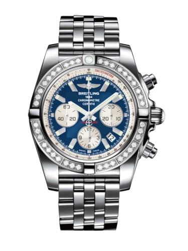 Breitling Chronomat 44 Stainless Steel / Diamond / Metallica Blue / Bracelet