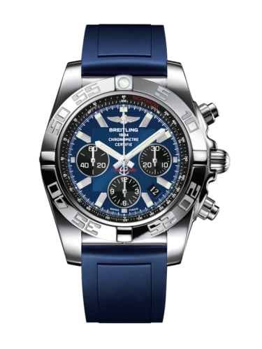 Breitling Chronomat 44 Stainless Steel / Blackeye Blue / Rubber