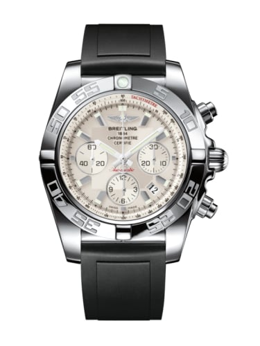 Breitling Chronomat 44 Stainless Steel / Silver / Rubber