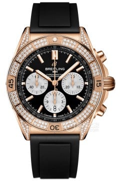 Breitling Chronomat B01 42 Red Gold - Diamond / Black / Rubber