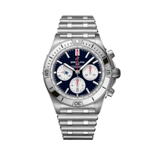 Breitling Chronomat B01 42 NFL New England Patriots / Rouleaux
