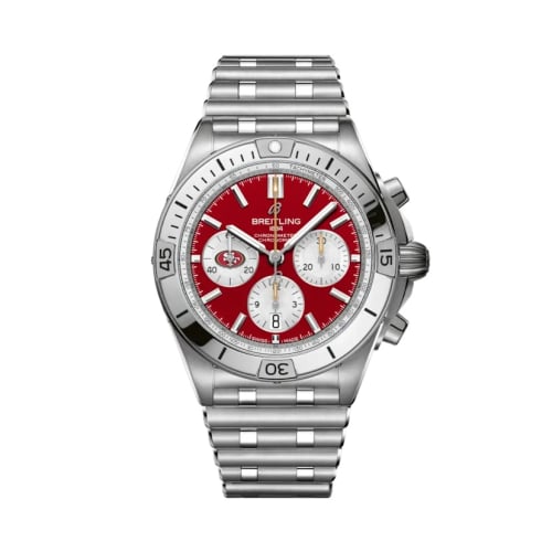 Breitling Chronomat B01 42 NFL San Francisco 49ers / Rouleaux