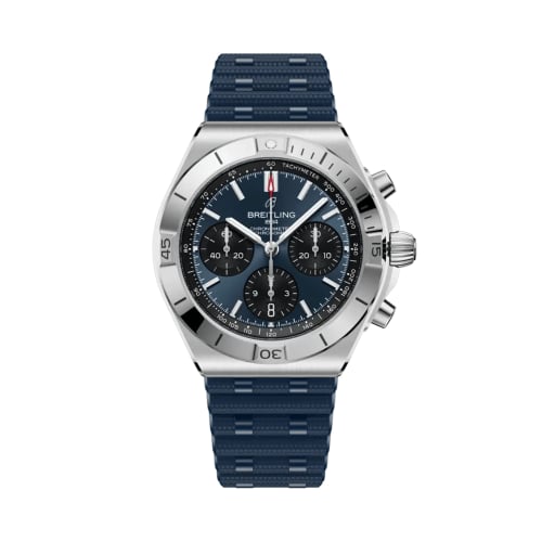 Breitling Chronomat B01 42 Stainless Steel / Blue / Rubber