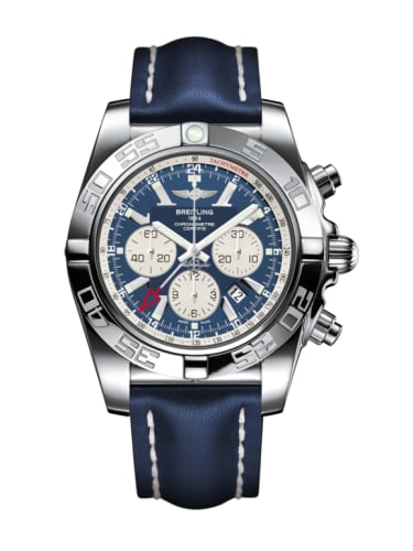 Breitling Chronomat 47 GMT Stainless Steel / Metallica Blue / Calf