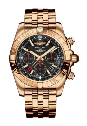 Breitling Chronomat 44 GMT Rose Gold / Black / Bracelet
