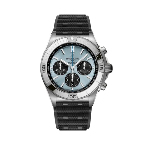 Breitling Chronomat B01 42 Stainless Steel / Platinum / Ice Blue